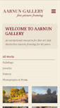 Mobile Screenshot of aarnungallery.com